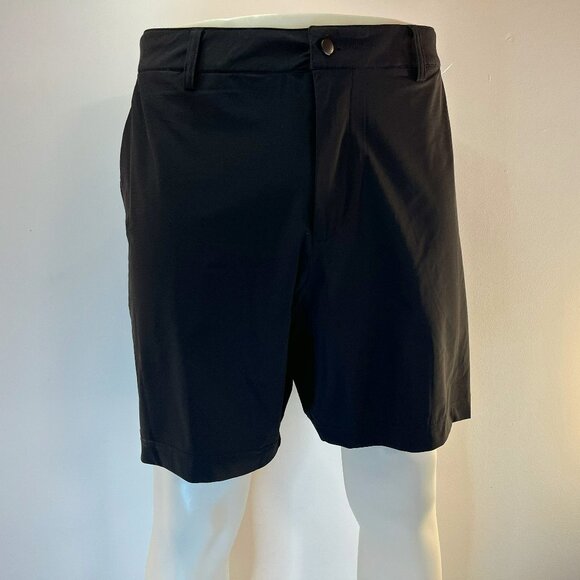 90 Degree by Reflex Men's Black Warp 7" Hillcrest Shorts - Size XXL (38") - NWT - Picture 2 of 5